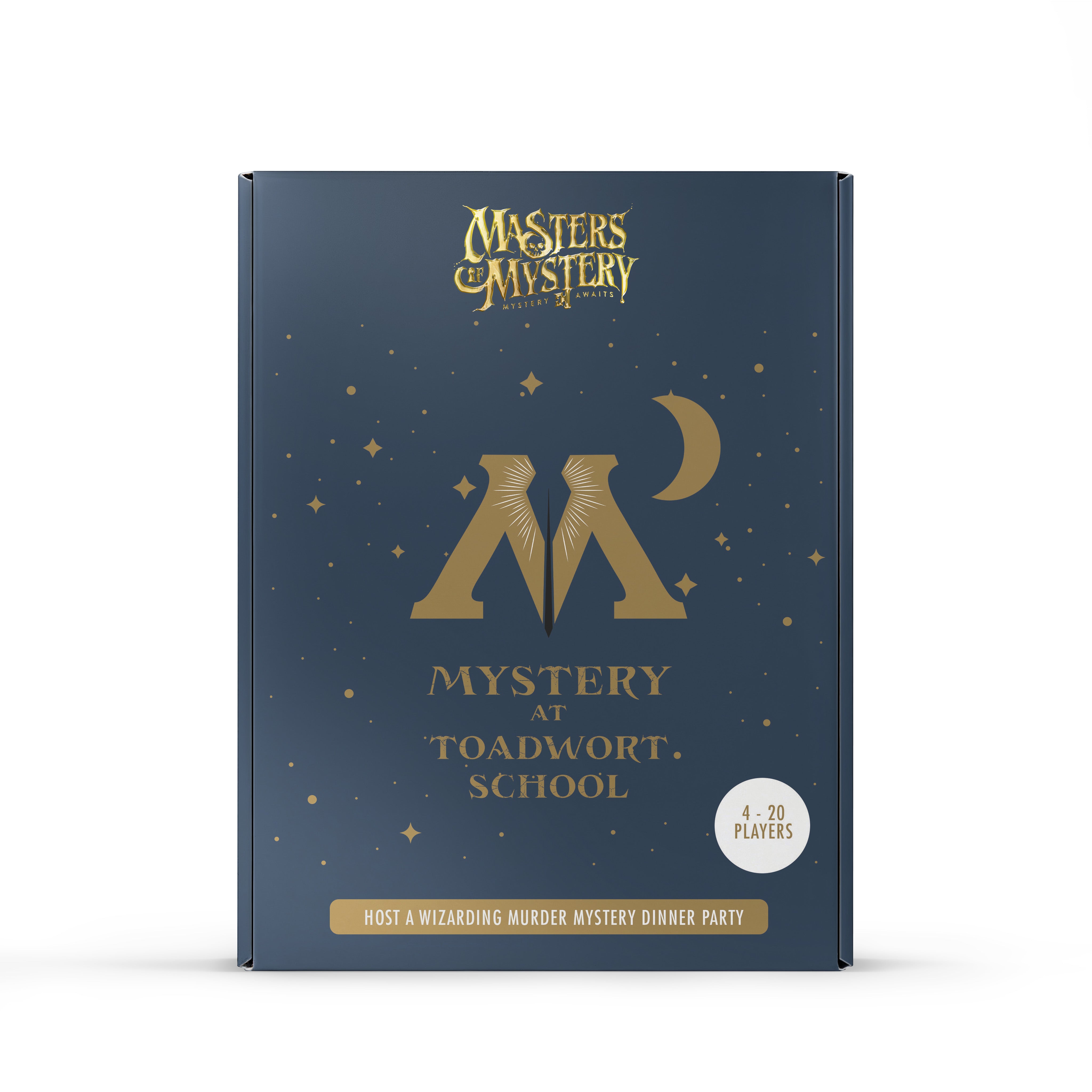 Wizarding Murder Mystery murder mystery game box, front