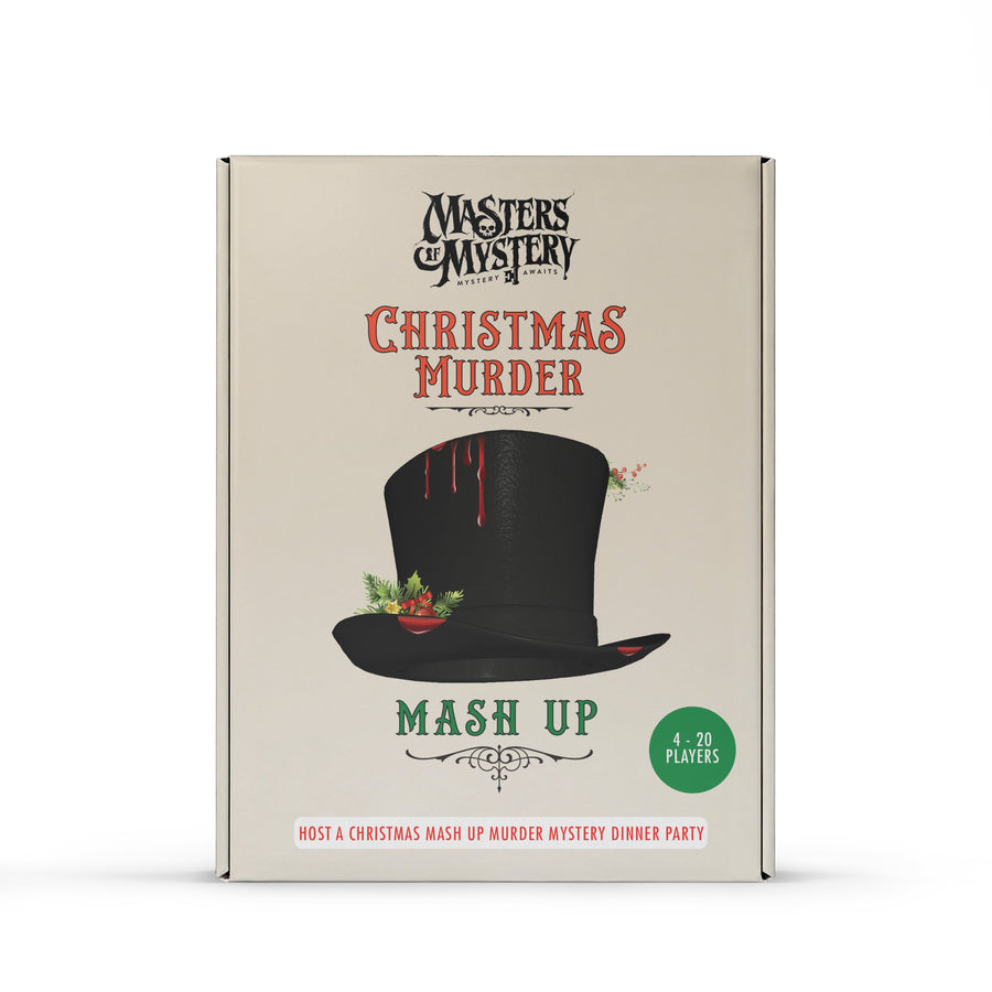 Christmas Scrooge game box, front