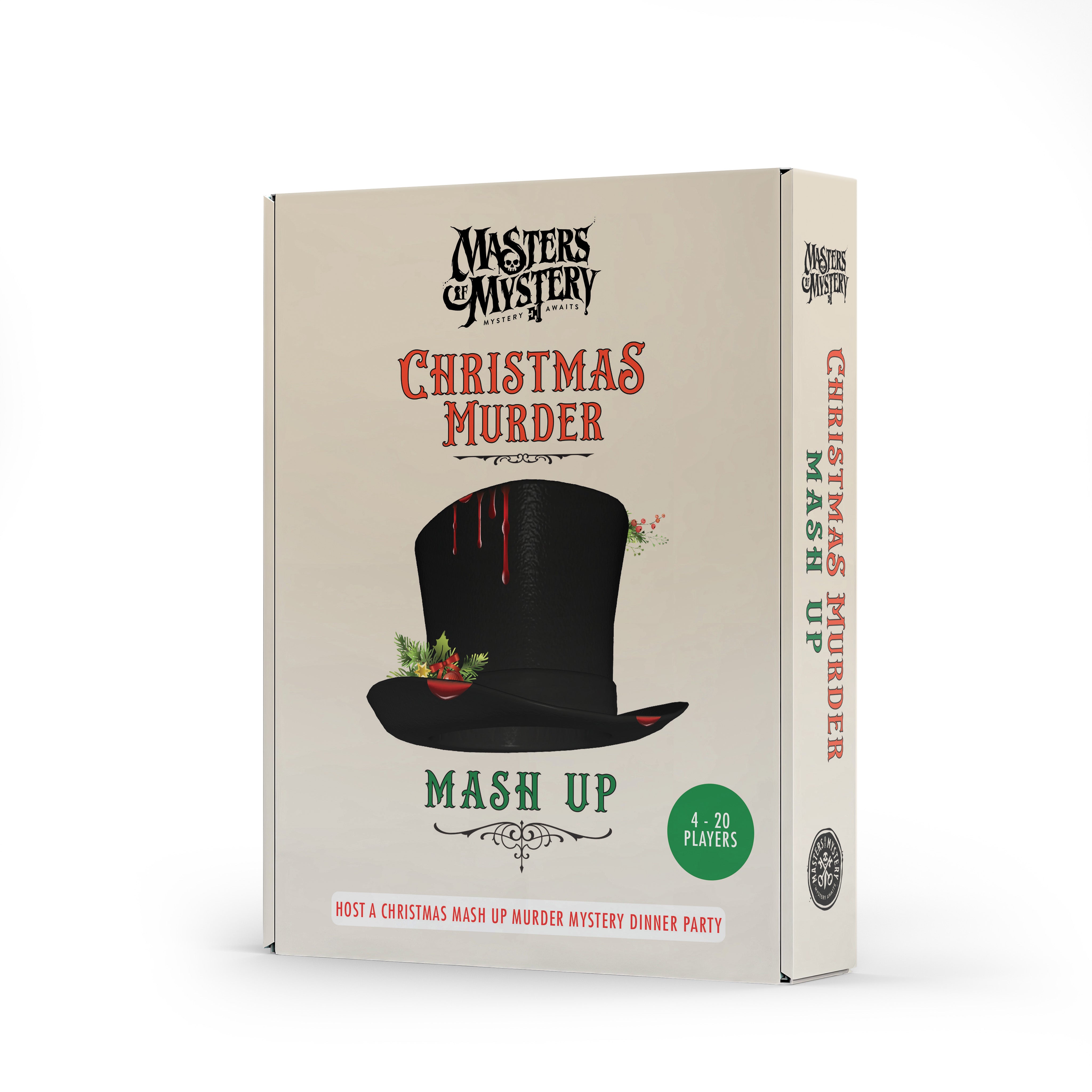 Xmas Mashup game box, spine