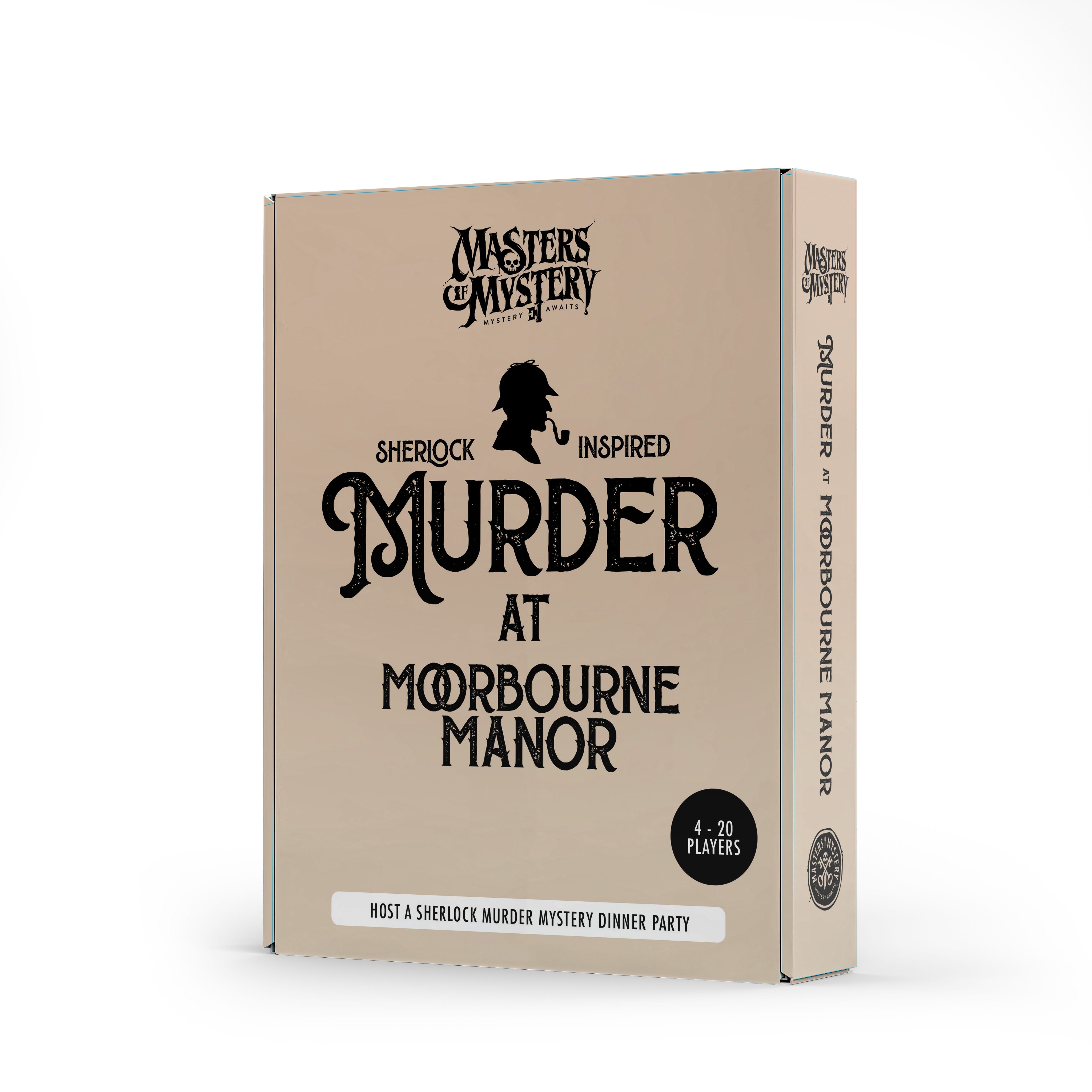 Sherlock Holmes Murder Mystery game box, spine