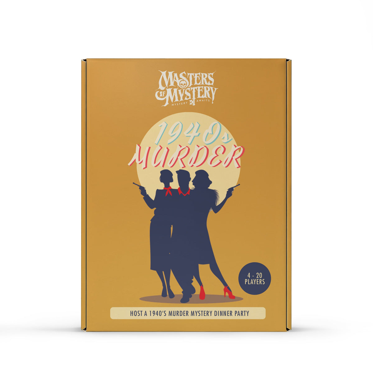 1940s Murder Mystery game box, front