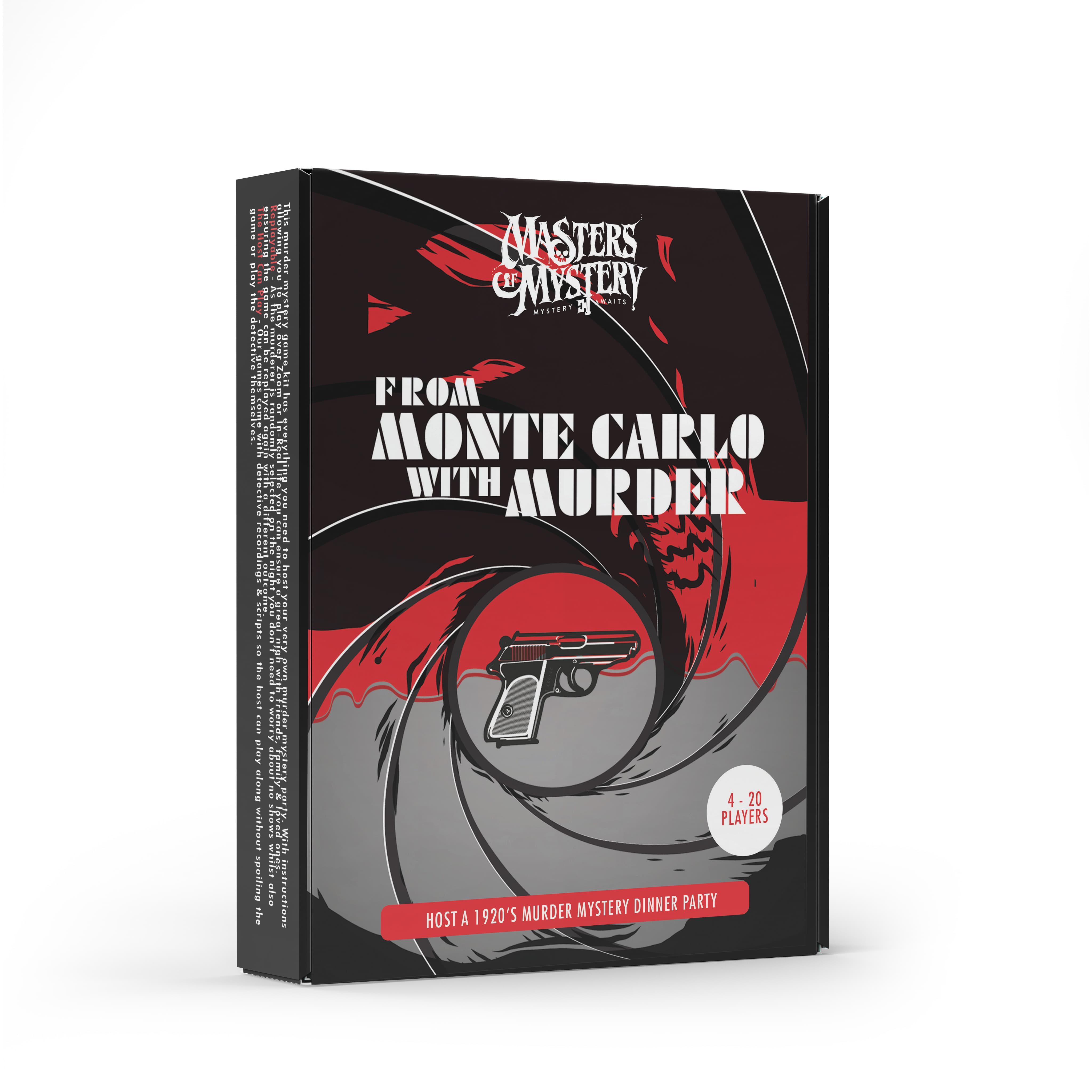 James Bond Box game box, angled