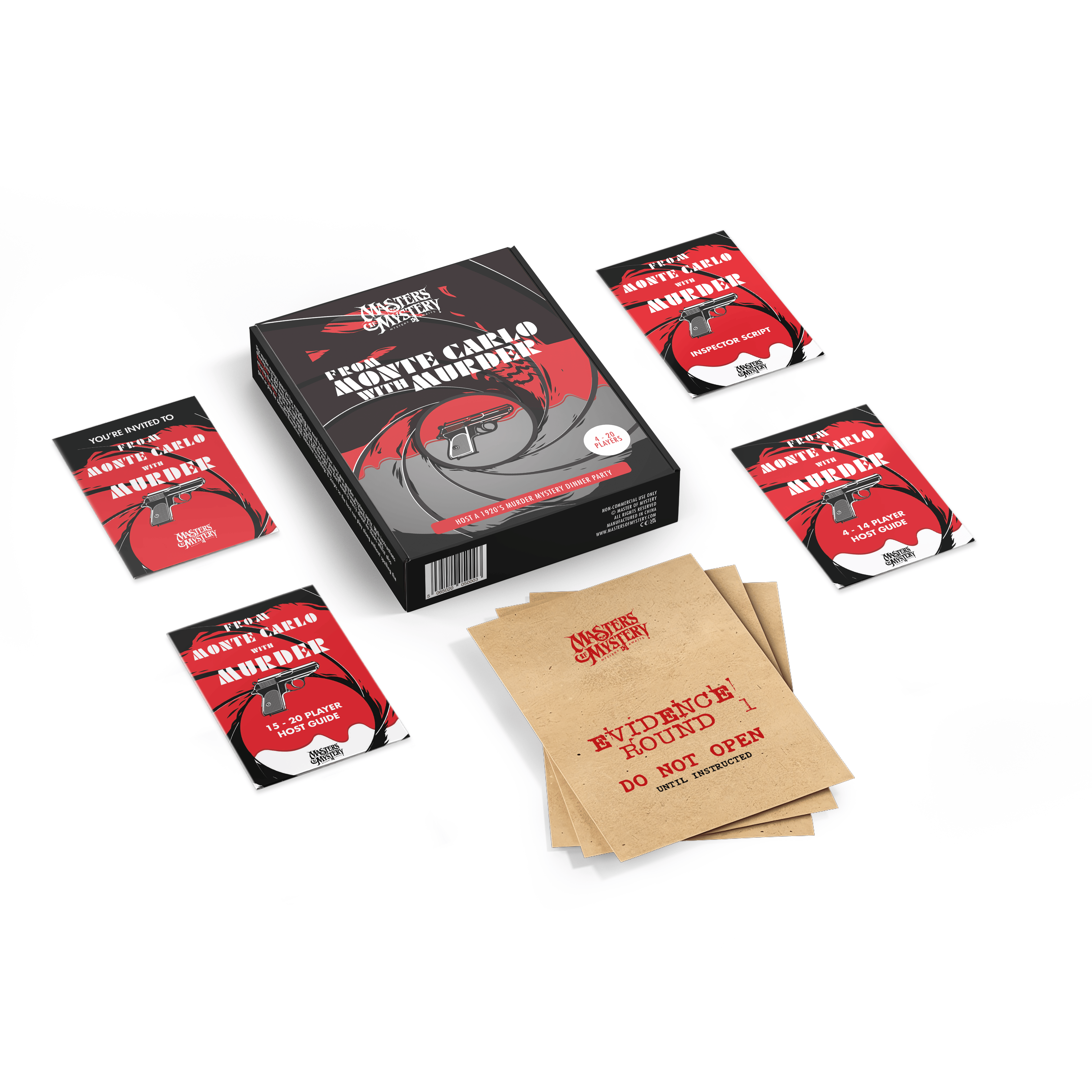 James Bond Box game box with contents