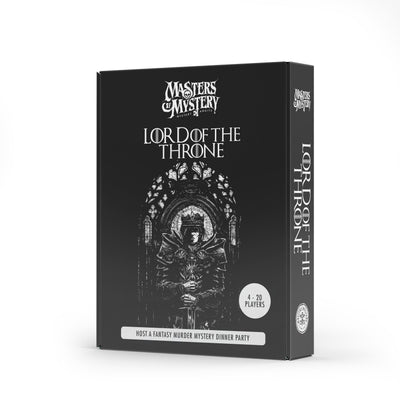GoT & LOTR Murder Mystery game box, spine