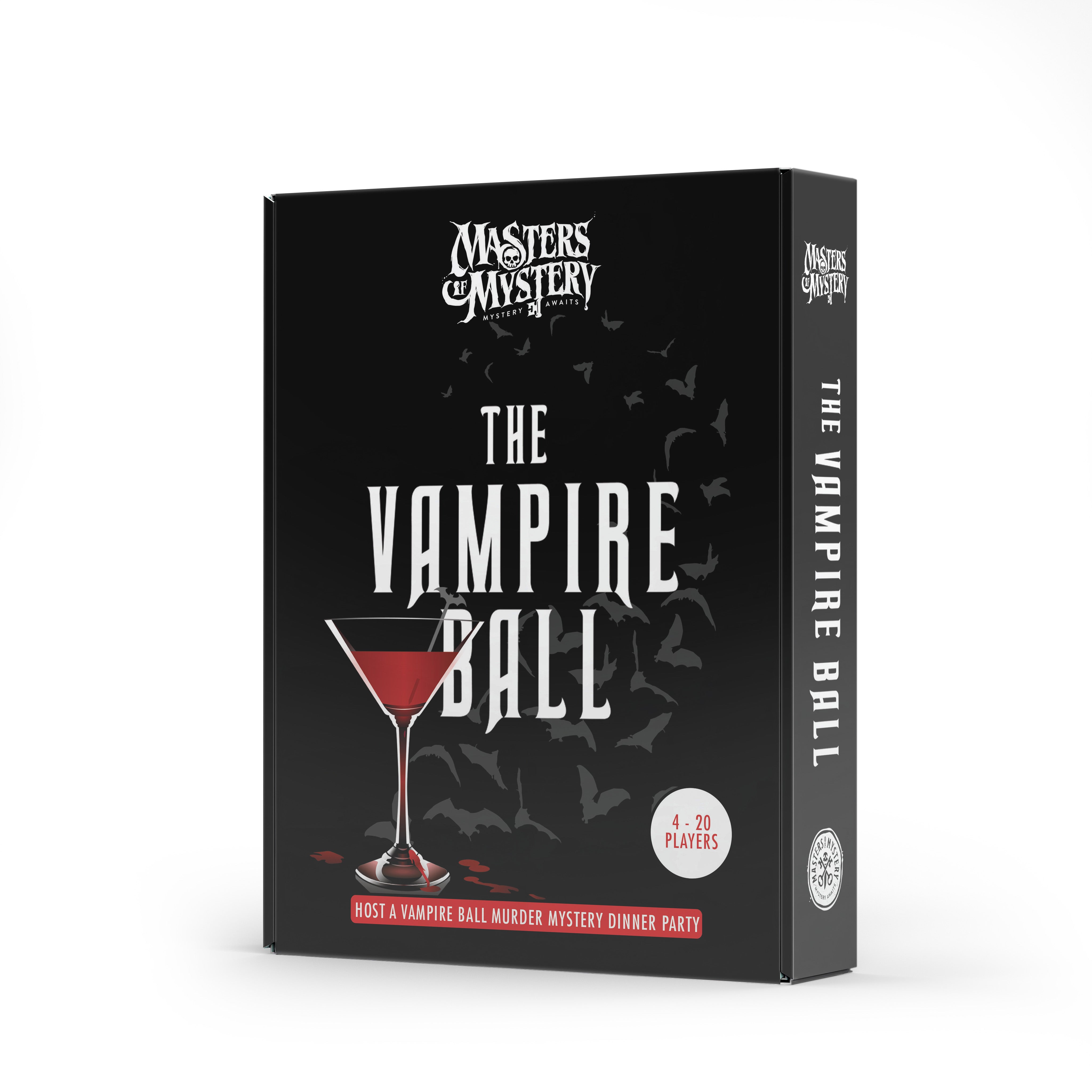 Vampire Ball game box, spine