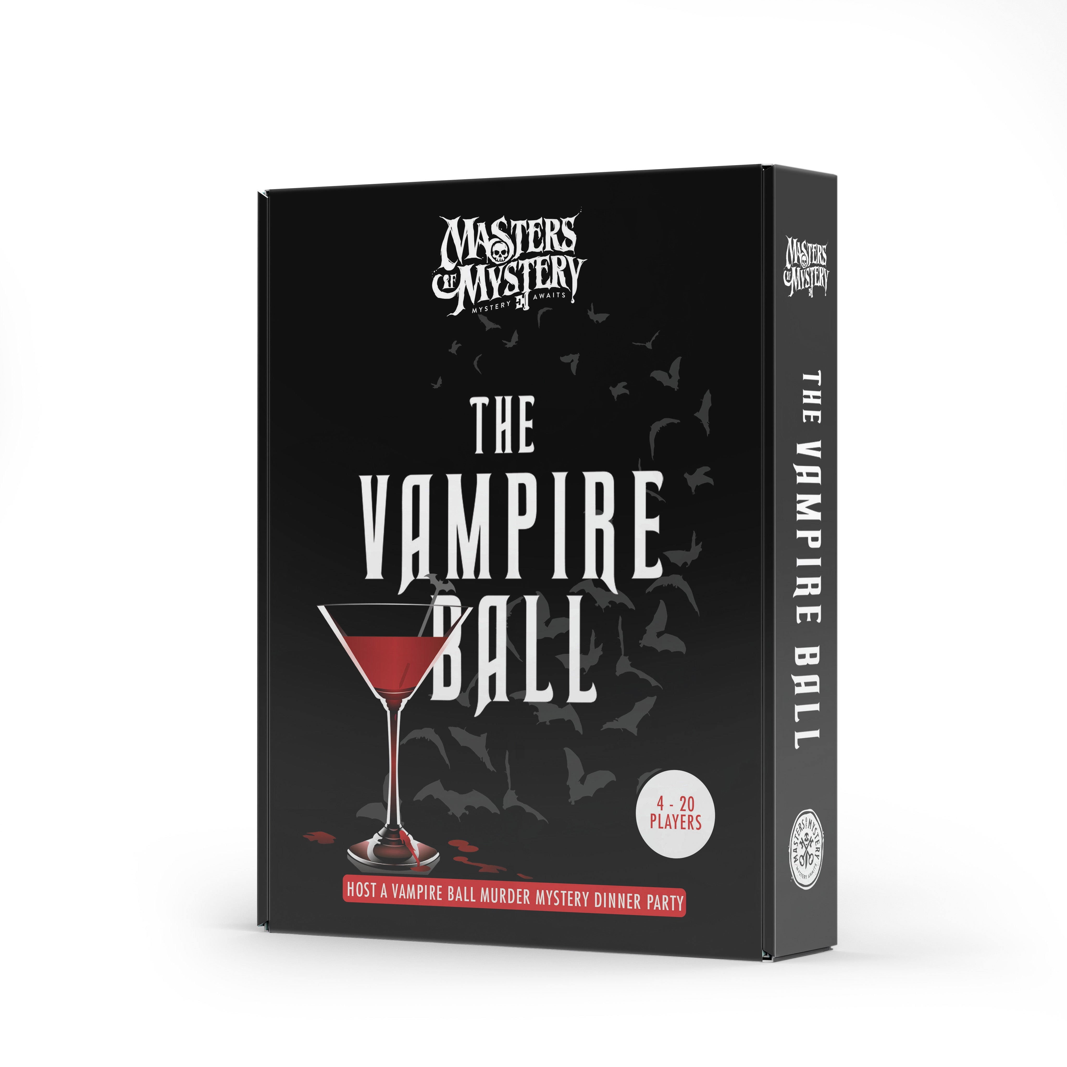 Vampire Ball game box, spine