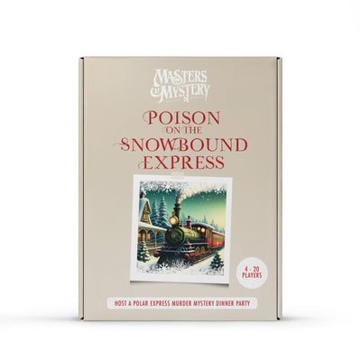 Polar Express Murder Mystery game box, front
