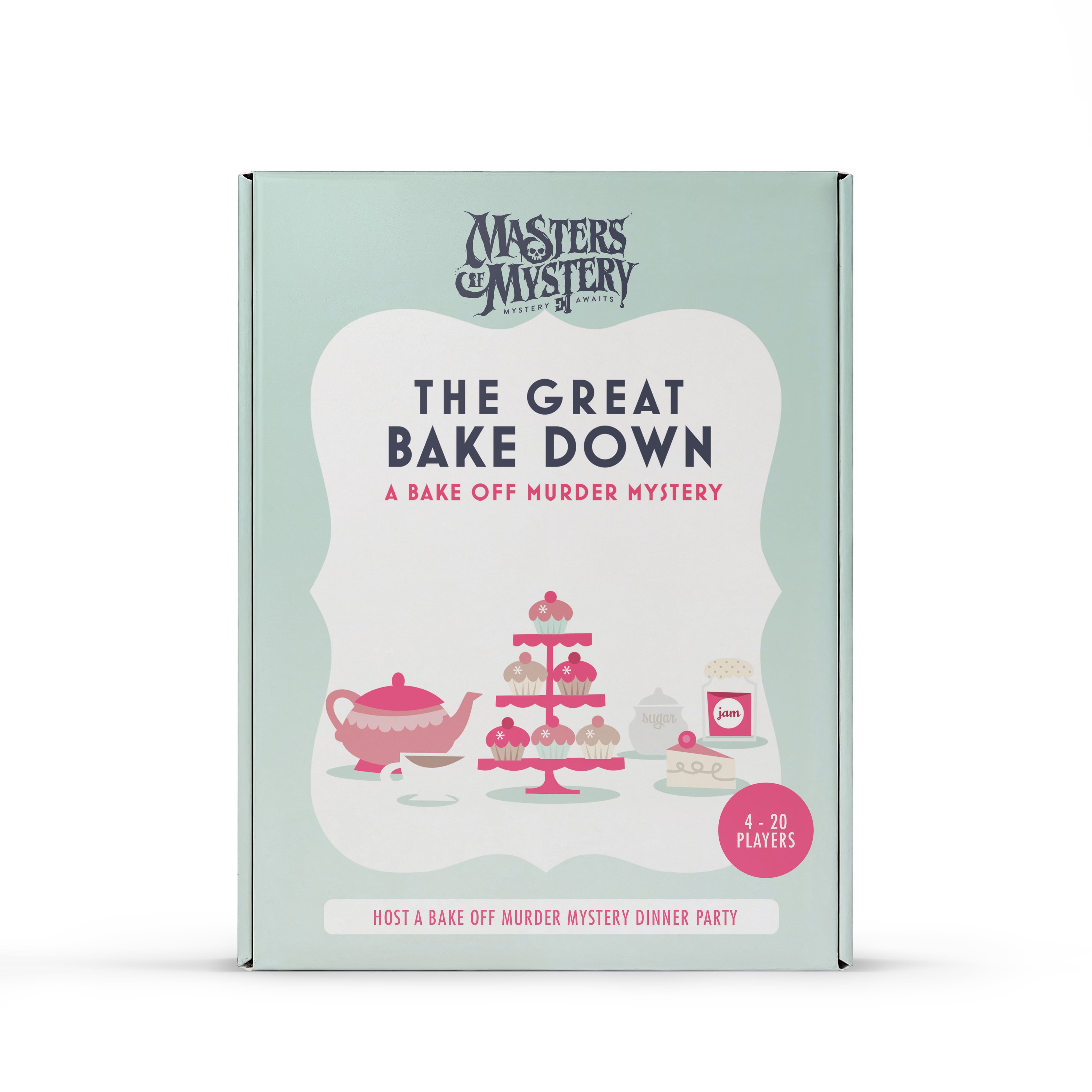 Bake Off Murder Mystery game box, front
