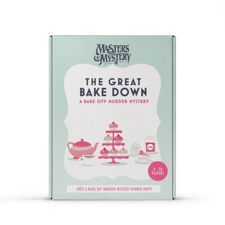 Bake Off Murder Mystery game box, front