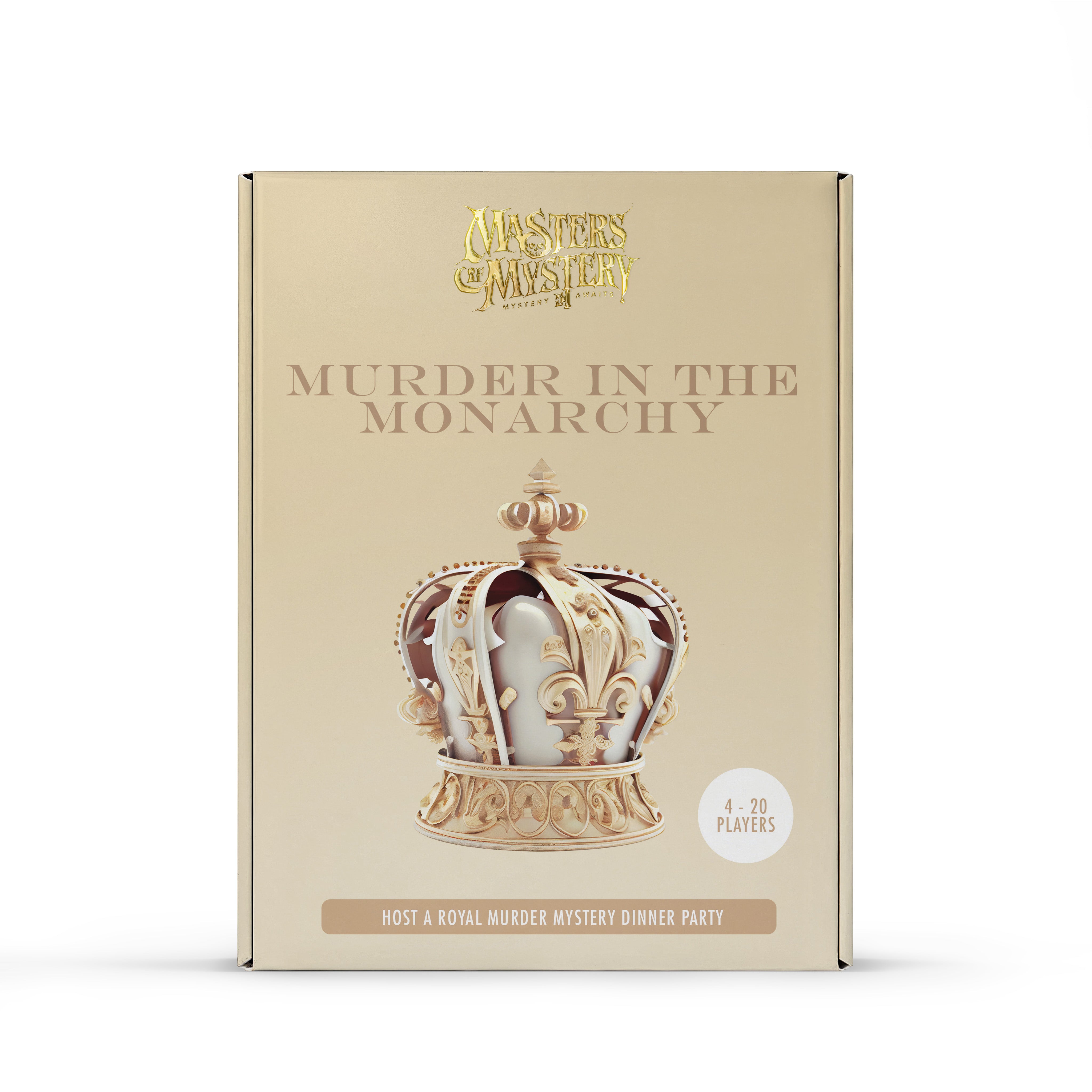 Murder in the Monarchy game box, front