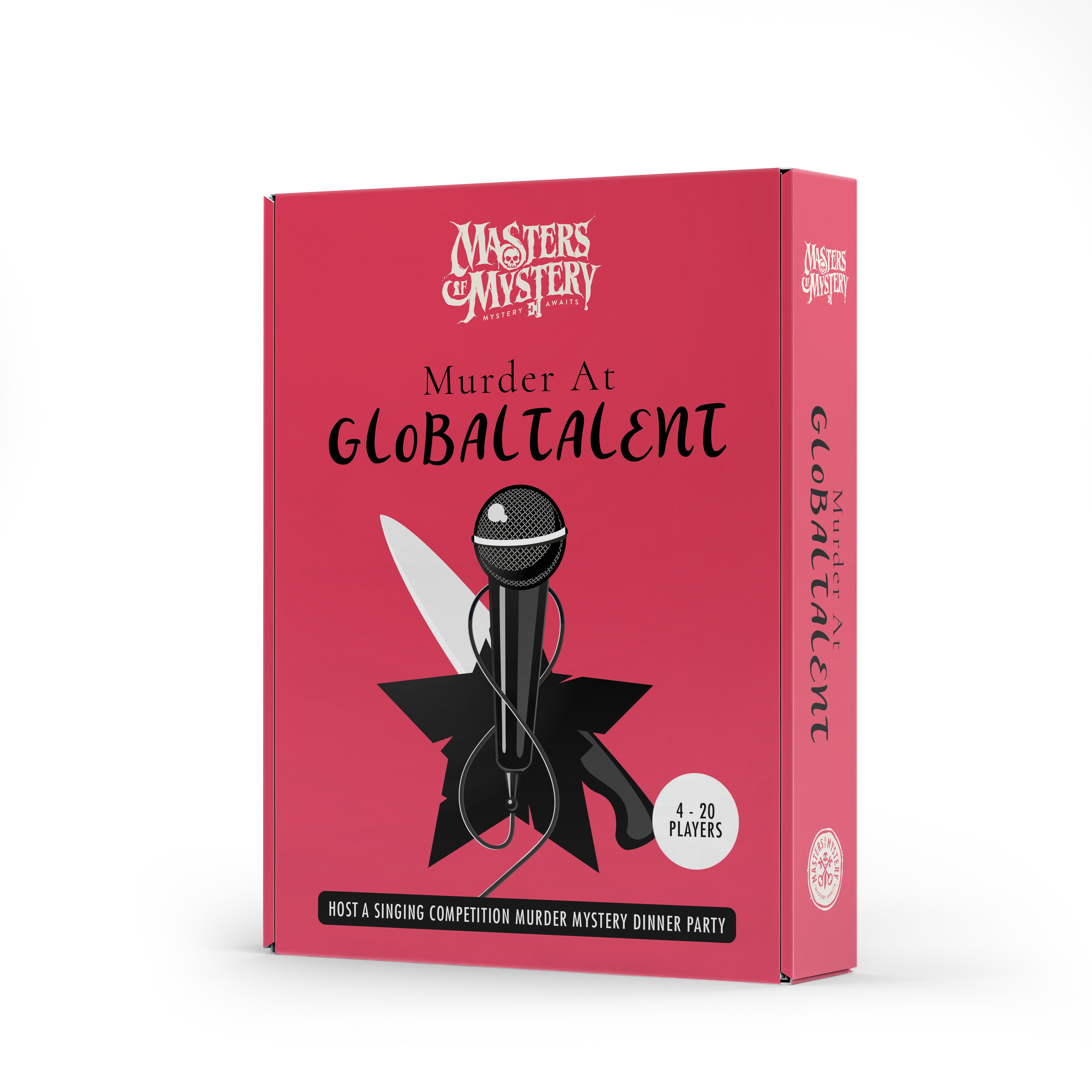 Eurovision Murder Mystery game box, spine
