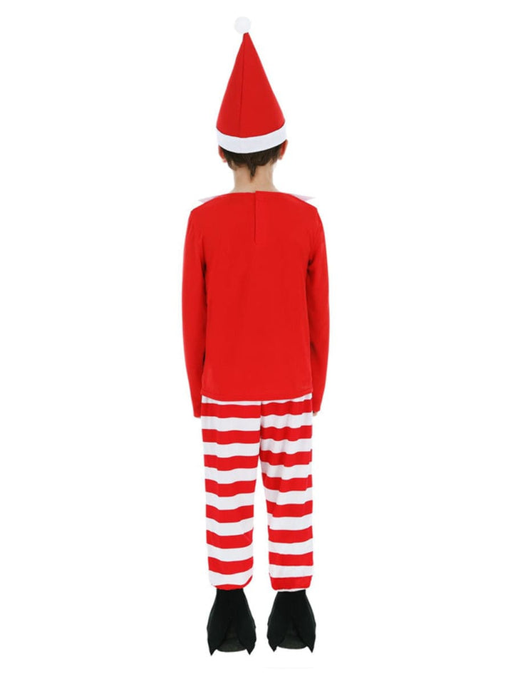 Naughty Elves Fancy Dress Costume with Top, Trousers, Boot Covers & Hat