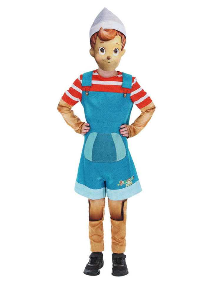 Pinocchio Costume with Friends, All-in-One Design with Trousers & Mask