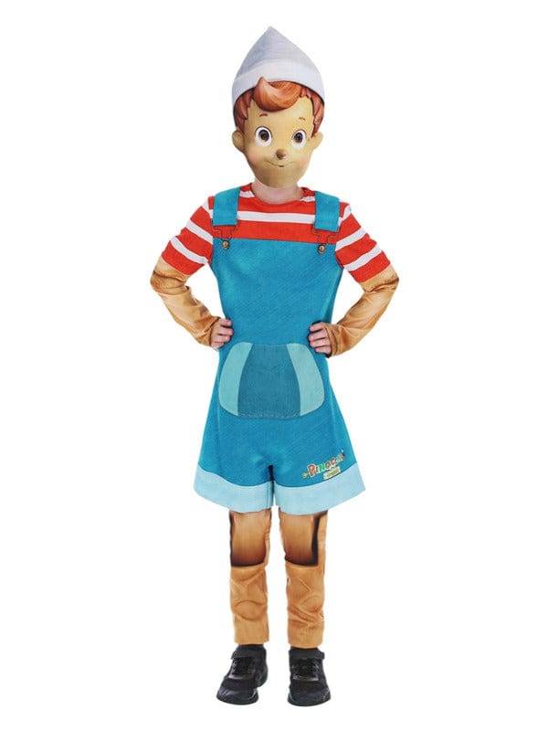 Pinocchio Costume with Friends, All-in-One Design with Trousers & Mask