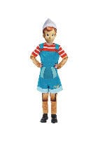 Pinocchio Costume with Friends, All-in-One Design with Trousers & Mask