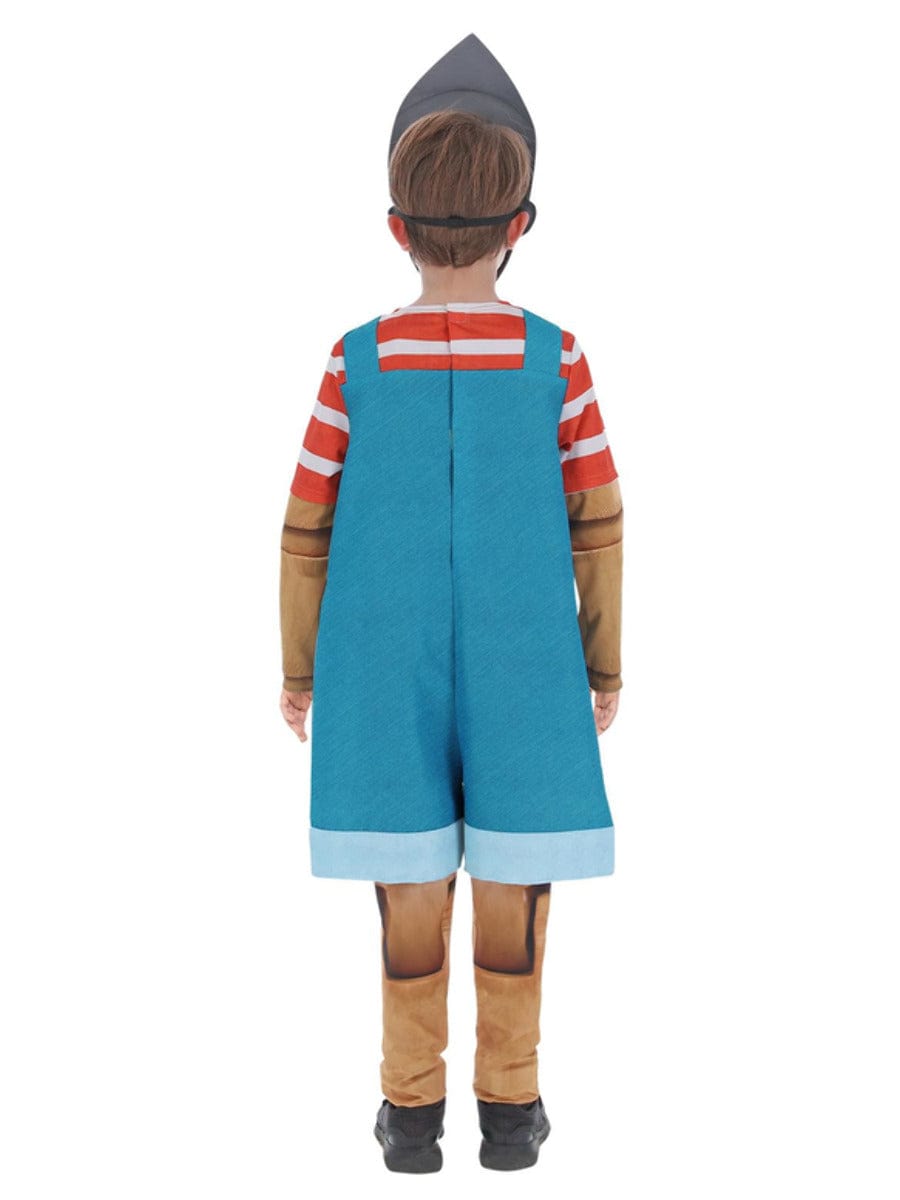 Pinocchio Costume with Friends, All-in-One Design with Trousers & Mask