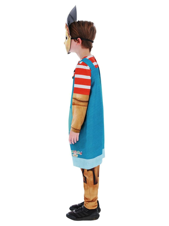 Pinocchio Costume with Friends, All-in-One Design with Trousers & Mask