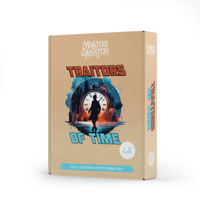 Traitors of Time game box, spine