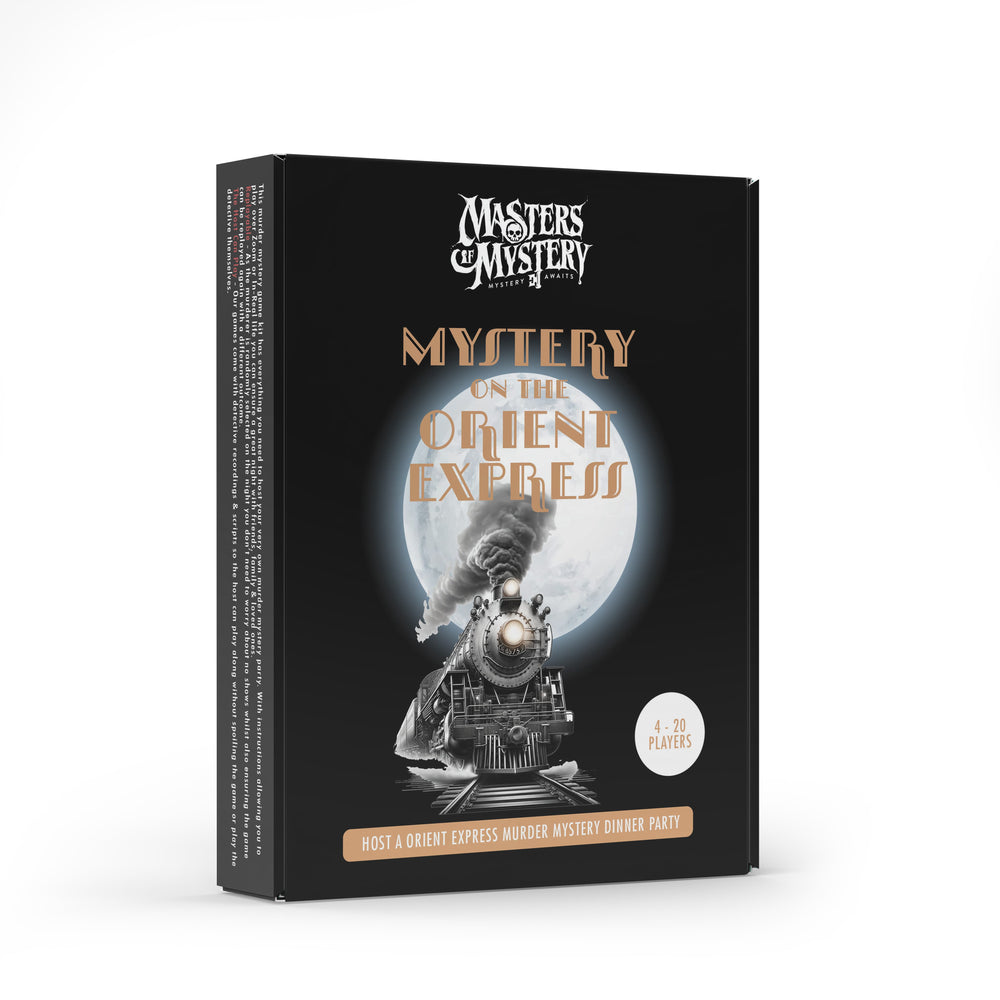 Orient Express Murder Mystery game box, angled