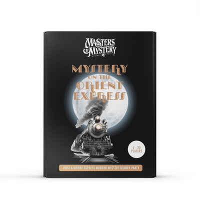 Orient Express Murder Mystery murder mystery game box, front