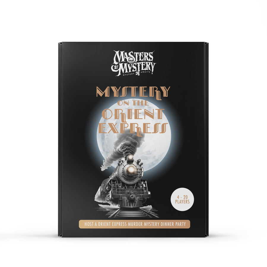 Orient Express Murder Mystery murder mystery game box, front
