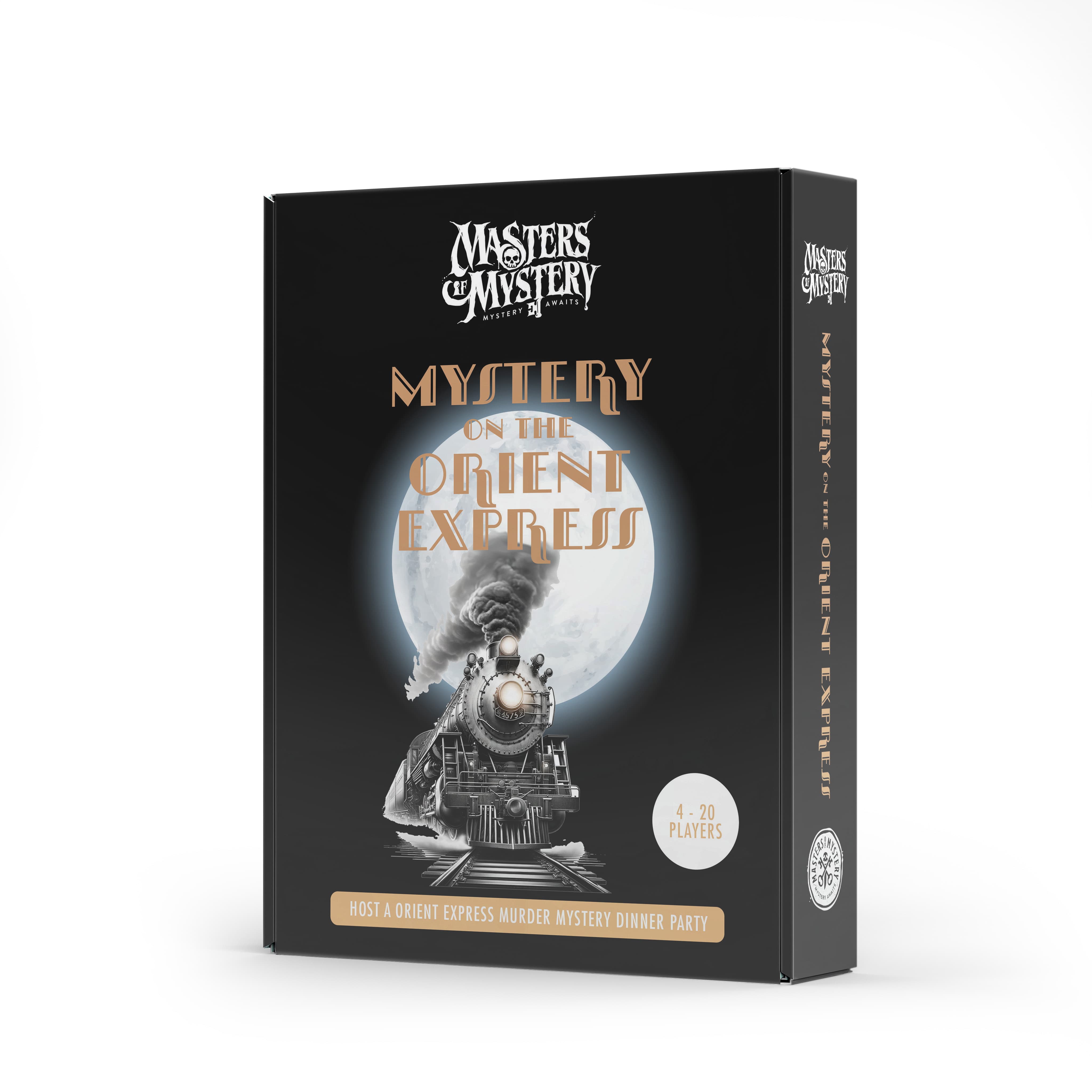Orient Express Murder Mystery game box, spine