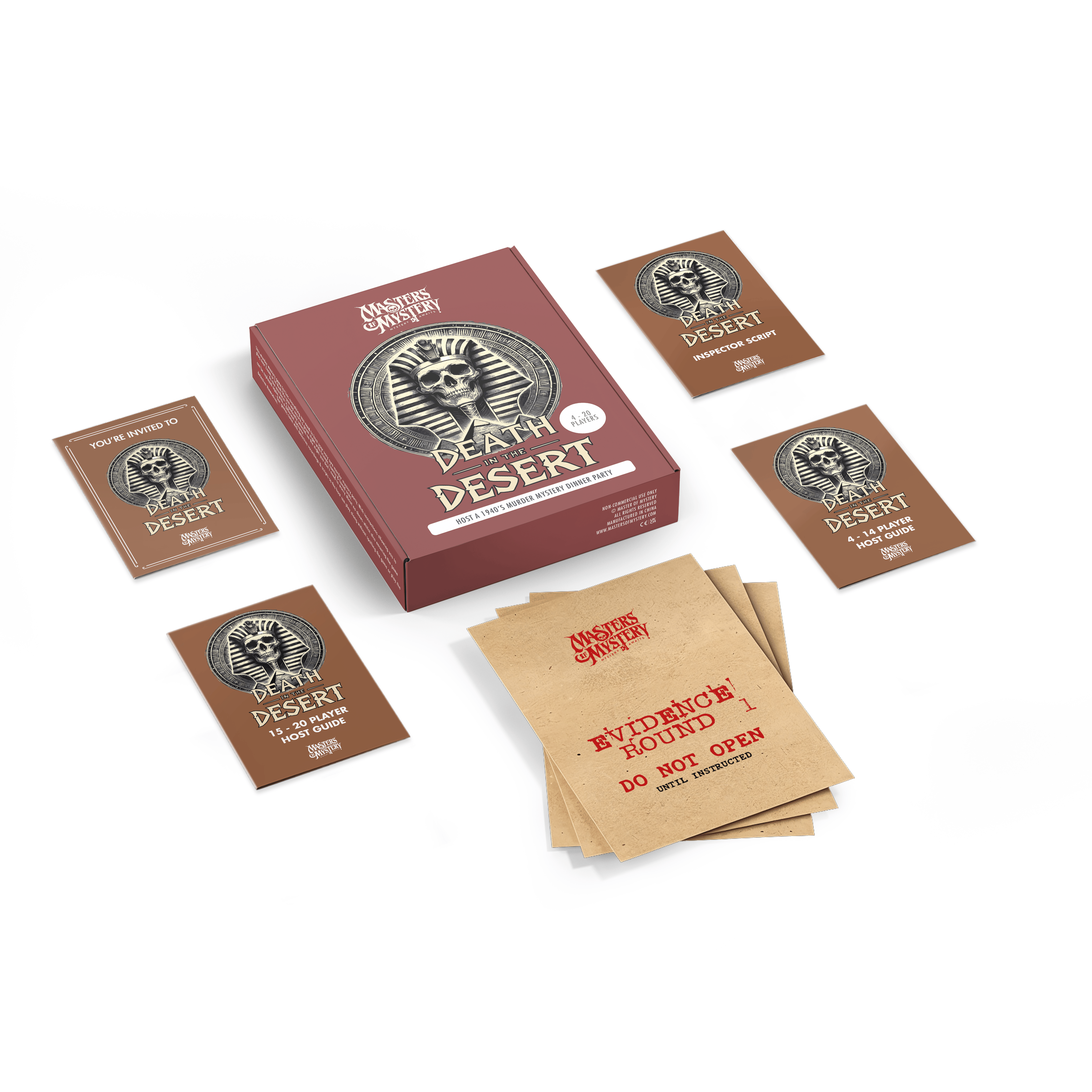 Ancient Egypt game box with contents