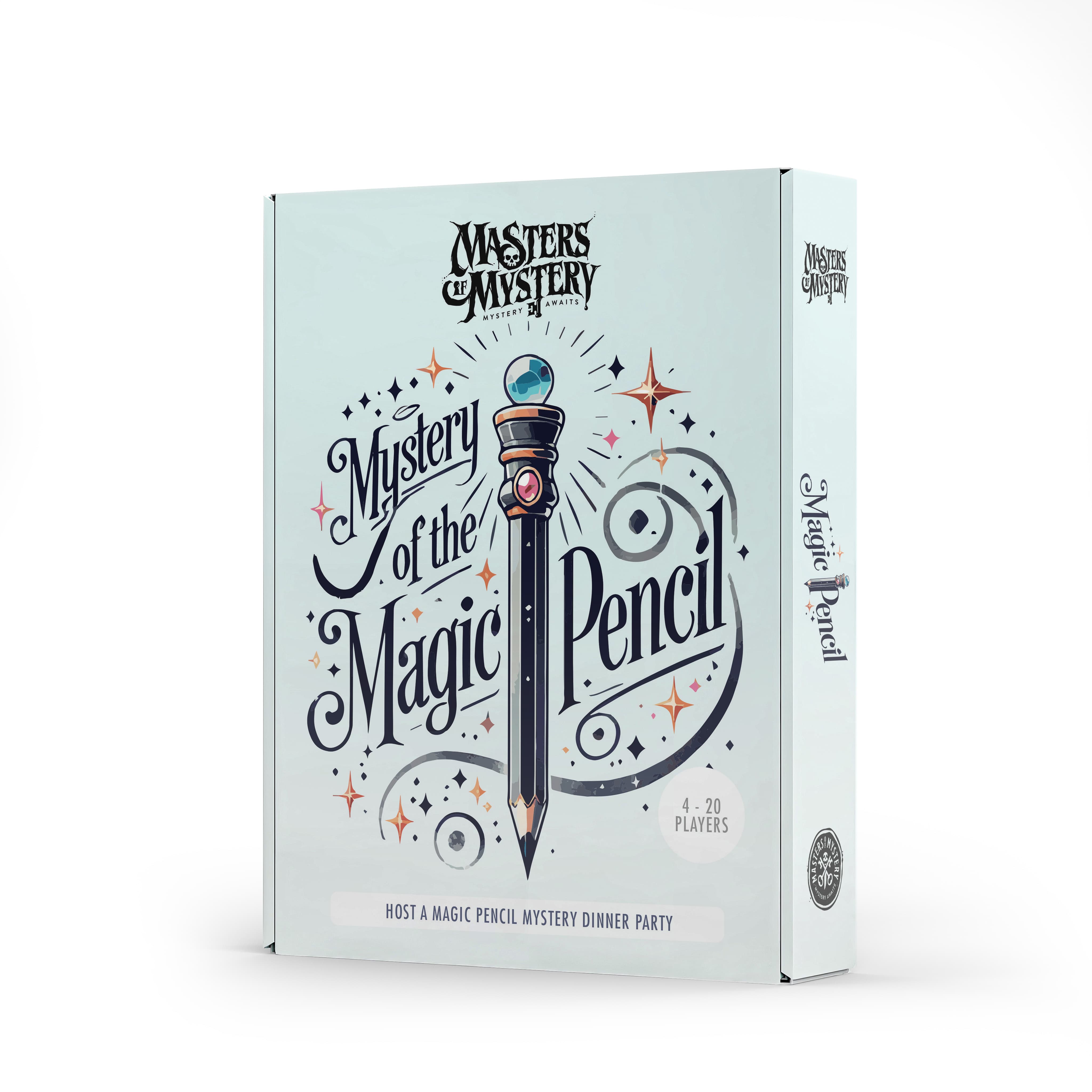 Magic Pencil game box, spine