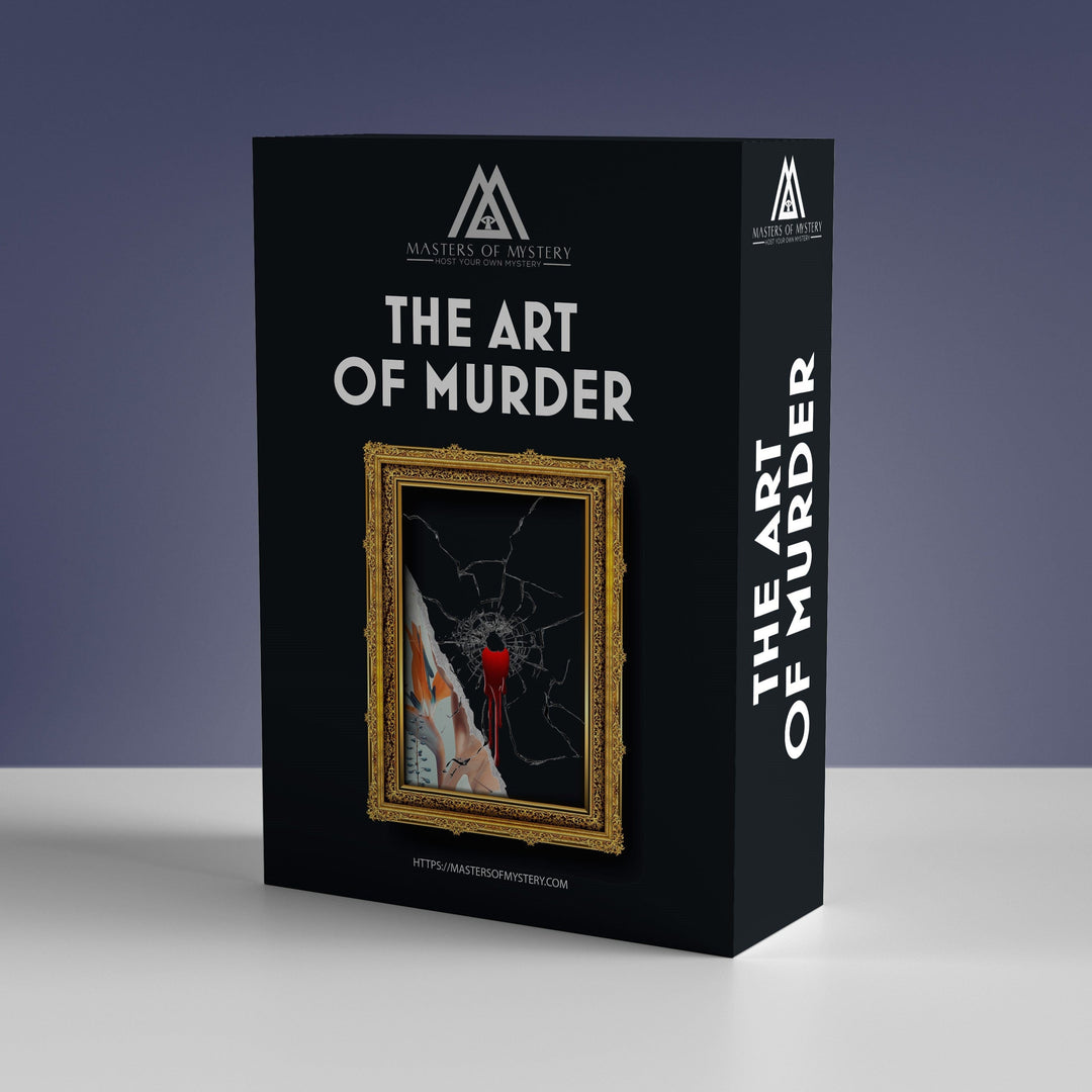 The Art of Murder - An art Heist Murder Mystery Game Kit