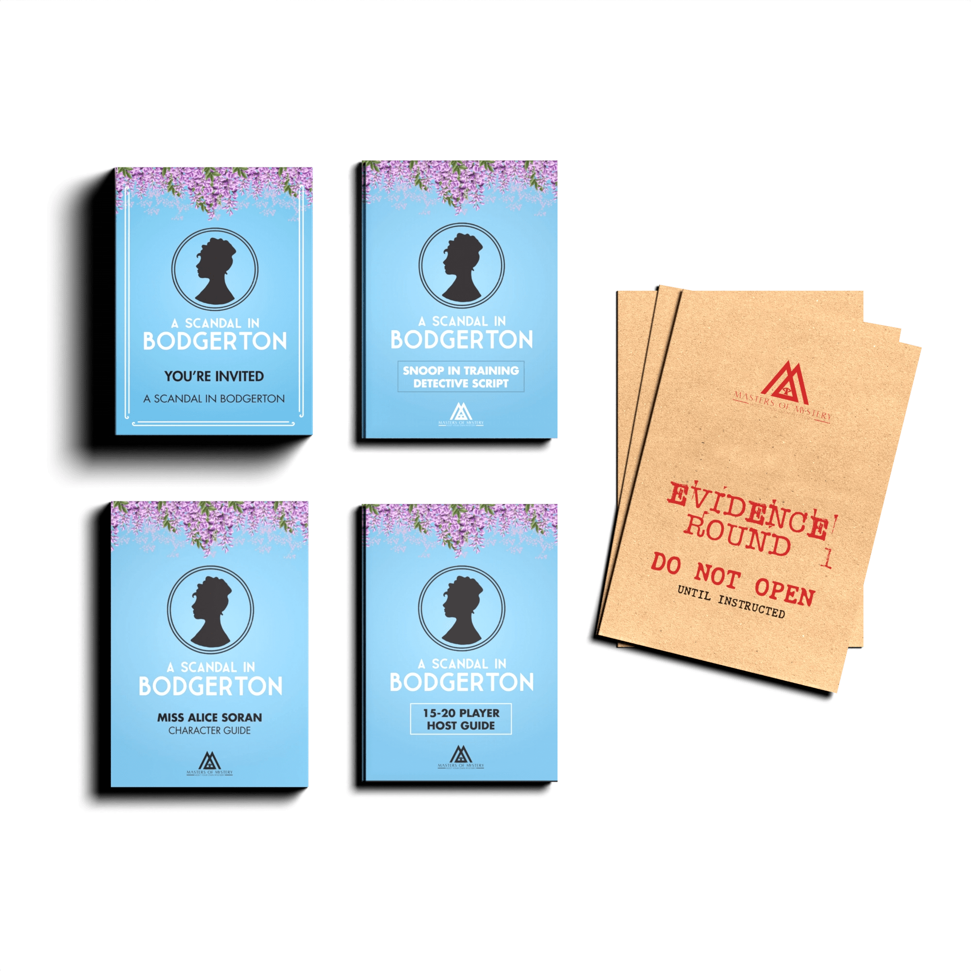 Paquete de expansión - Kit de juego de misterio y asesinato ambientado en la Regencia y Jane Austen