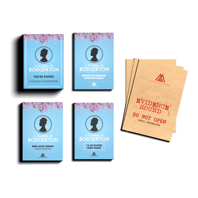 Paquete de expansión - Kit de juego de misterio y asesinato ambientado en la Regencia y Jane Austen
