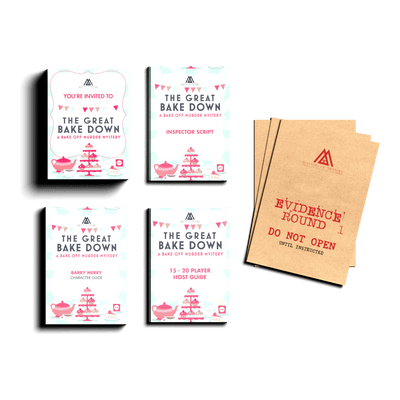Expansion Pack - Bake Off Themed Mystery Game Kit