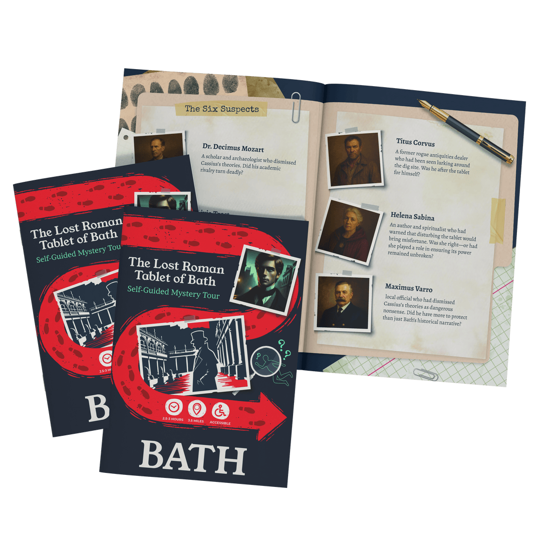 Outdoor Escape Room Bath - Self-Guided Murder Mystery Tour – The Lost Roman Tablet of Bath