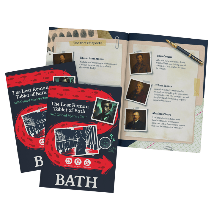 Outdoor Escape Room Bath - Self-Guided Murder Mystery Tour – The Lost Roman Tablet of Bath
