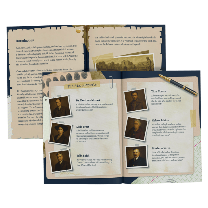 Outdoor Escape Room Bath - Self-Guided Murder Mystery Tour – The Lost Roman Tablet of Bath