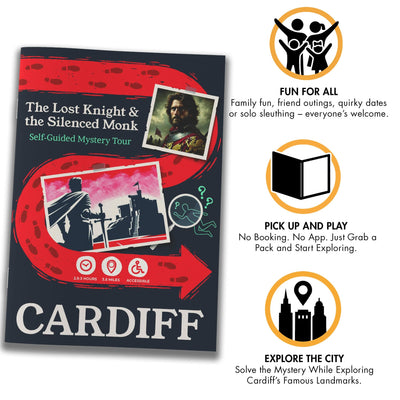 Outdoor Escape Room Cardiff - Self-Guided Murder Mystery Tour – The Lost Knight & the Silenced Monk