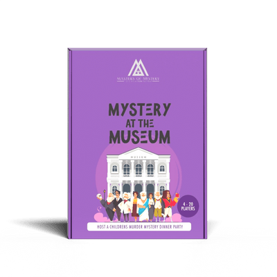 Expansion Pack - Kids Murder Mystery Game Kit - Mystery At The Museum