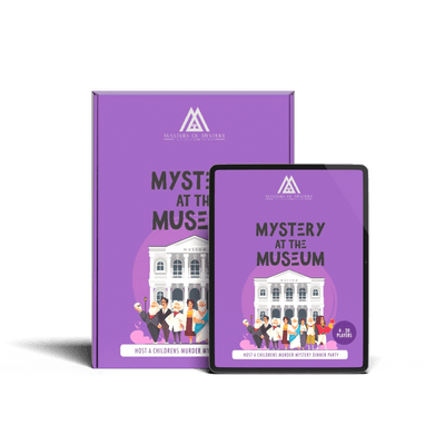 Expansion Pack - Kids Murder Mystery Game Kit - Mystery At The Museum