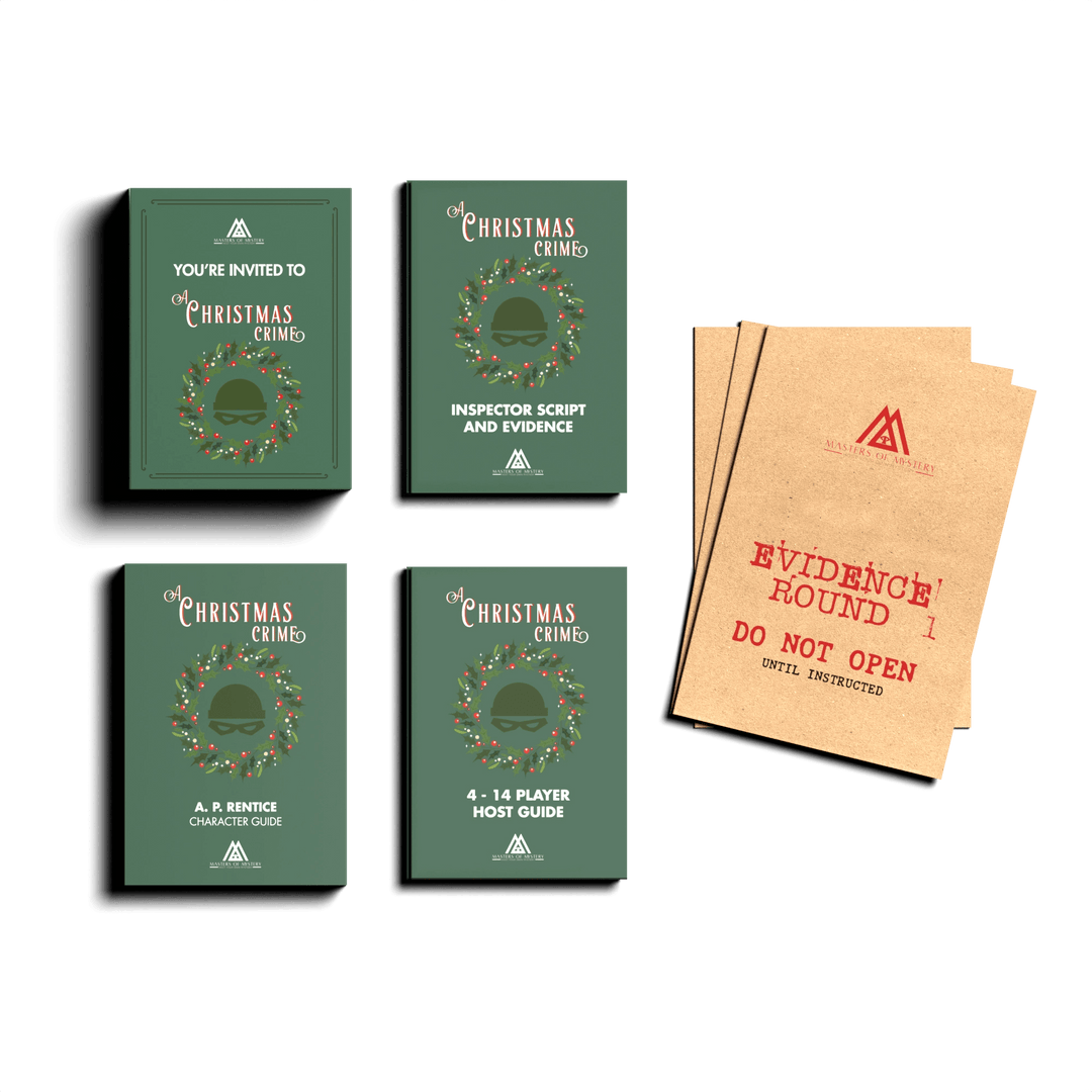 A Christmas Crime Murder Mystery Game Kit - Jeu Physique