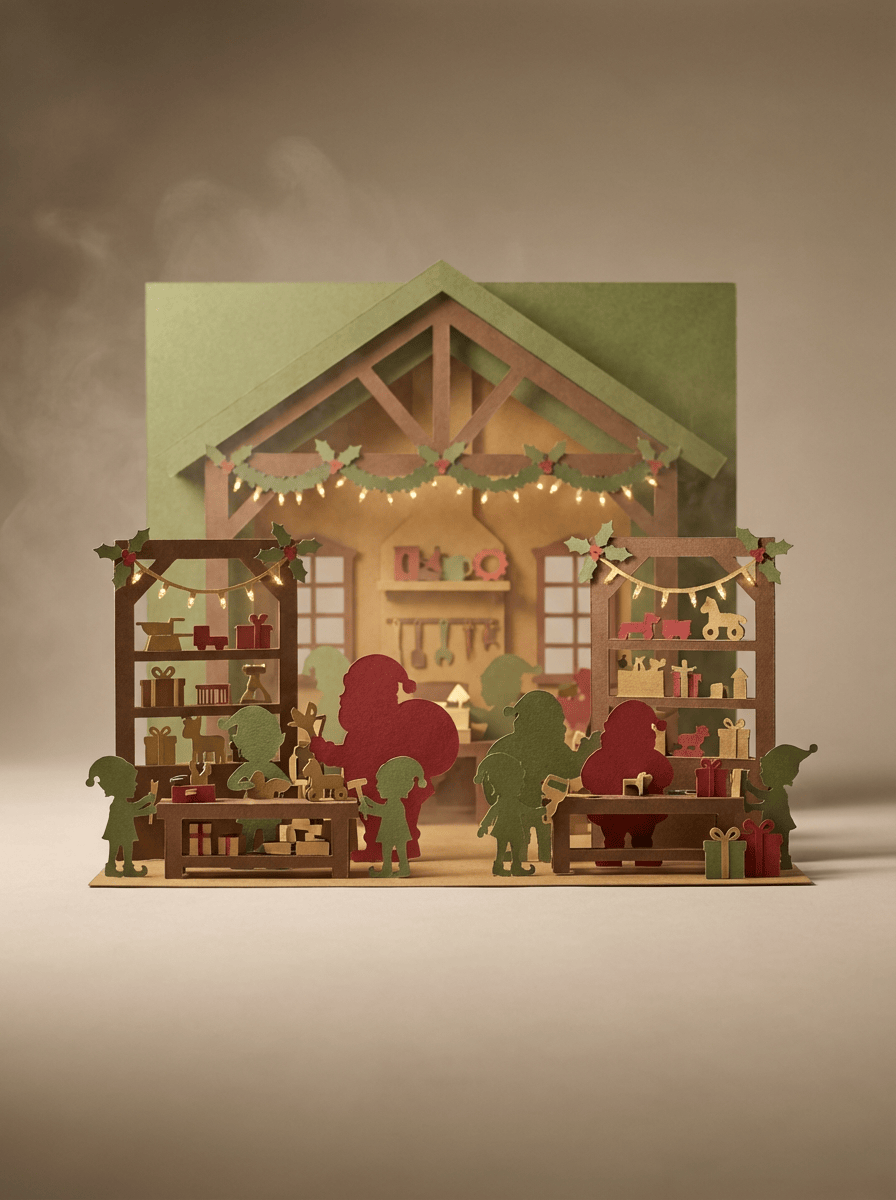 Replay-able Santa’s Workshop Murder Mystery Dinner Party Game - Host A Christmas Dinner Party Game Night - Santa & Elf Theme - Christmas Fancy Dress Party English 4-20 Players V2