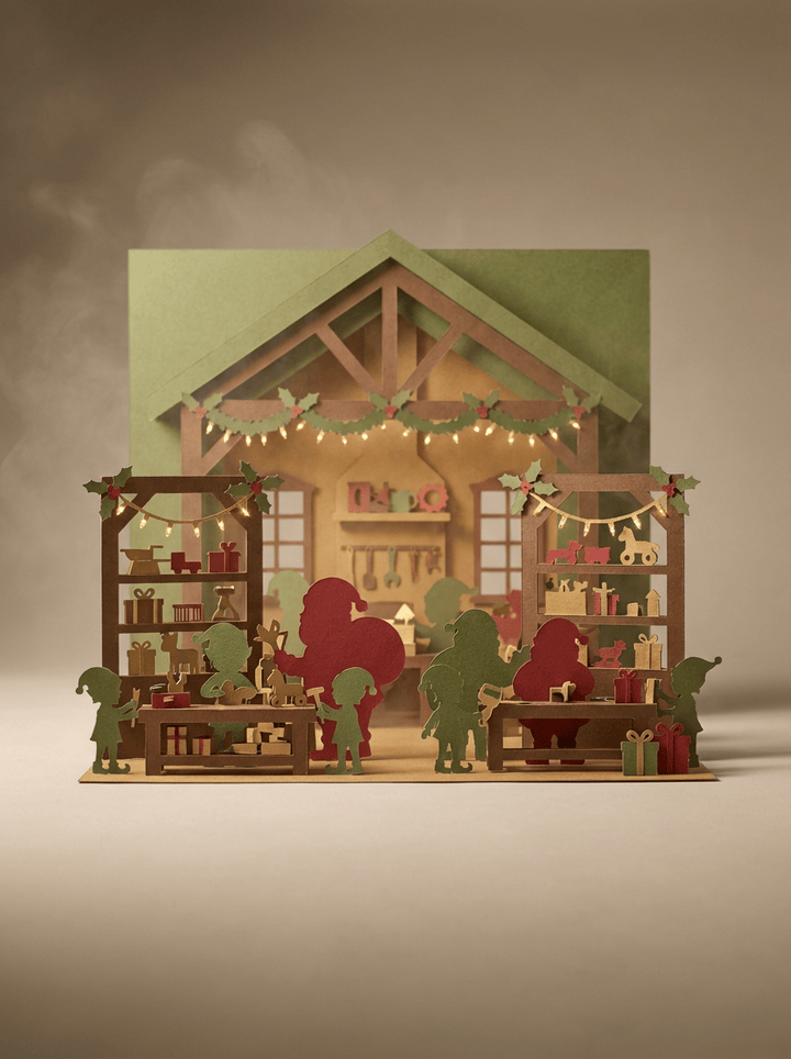 Replay-able Santa’s Workshop Murder Mystery Dinner Party Game - Host A Christmas Dinner Party Game Night - Santa & Elf Theme - Christmas Fancy Dress Party English 4-20 Players V2