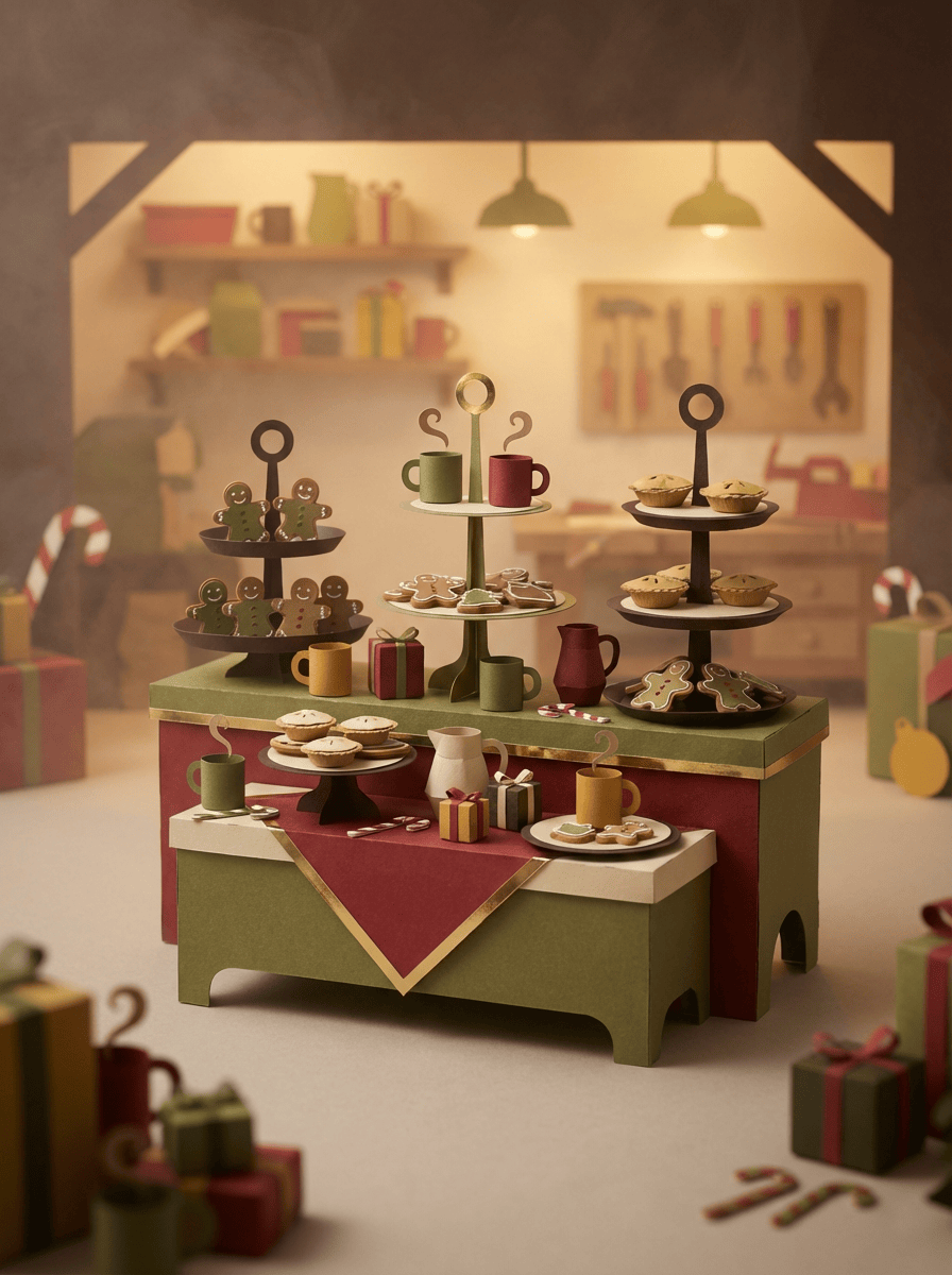 Replay-able Santa’s Workshop Murder Mystery Dinner Party Game - Host A Christmas Dinner Party Game Night - Santa & Elf Theme - Christmas Fancy Dress Party English 4-20 Players V2