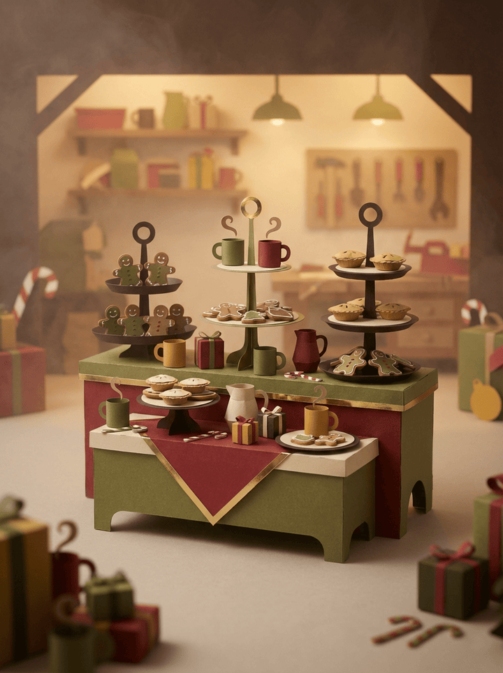 Replay-able Santa’s Workshop Murder Mystery Dinner Party Game - Host A Christmas Dinner Party Game Night - Santa & Elf Theme - Christmas Fancy Dress Party English 4-20 Players V2