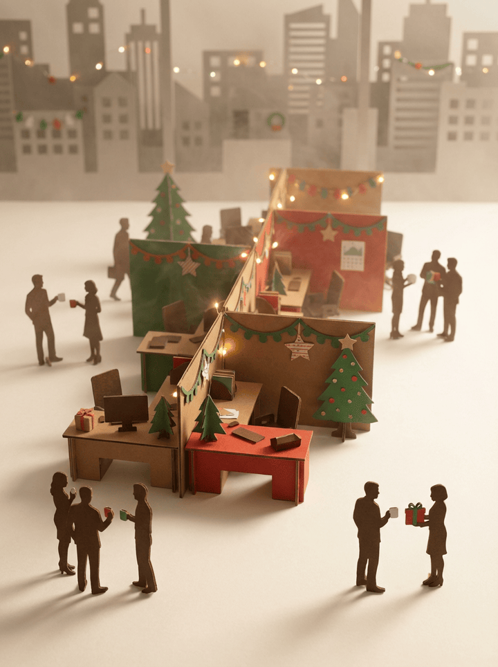 Replay-able Office Christmas Murder Mystery Dinner Party Game - Host an Ugly Christmas Jumper Party Game Night - Office Christmas Party Games - English 4-20 Players V2