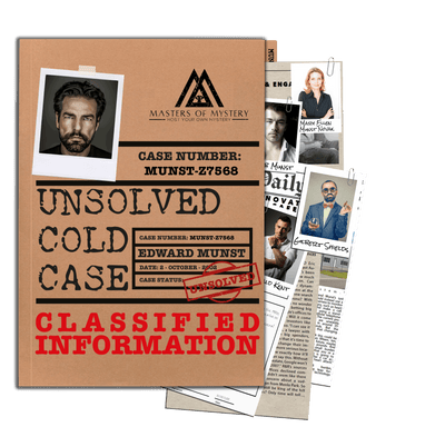 Edward Munst case folder and evidence documents