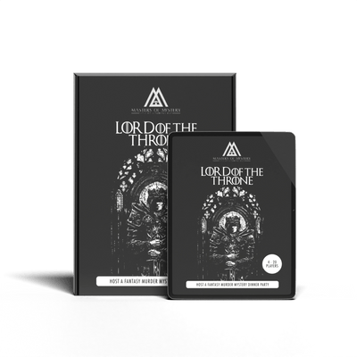 Expansion Pack - Lord of the Throne Murder Mystery Game Kit