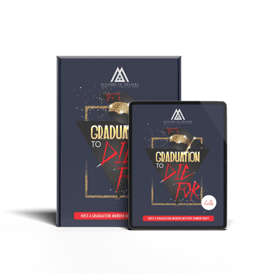 Expansion Pack - A Graduation To Die For Themed Mystery Game Kit
