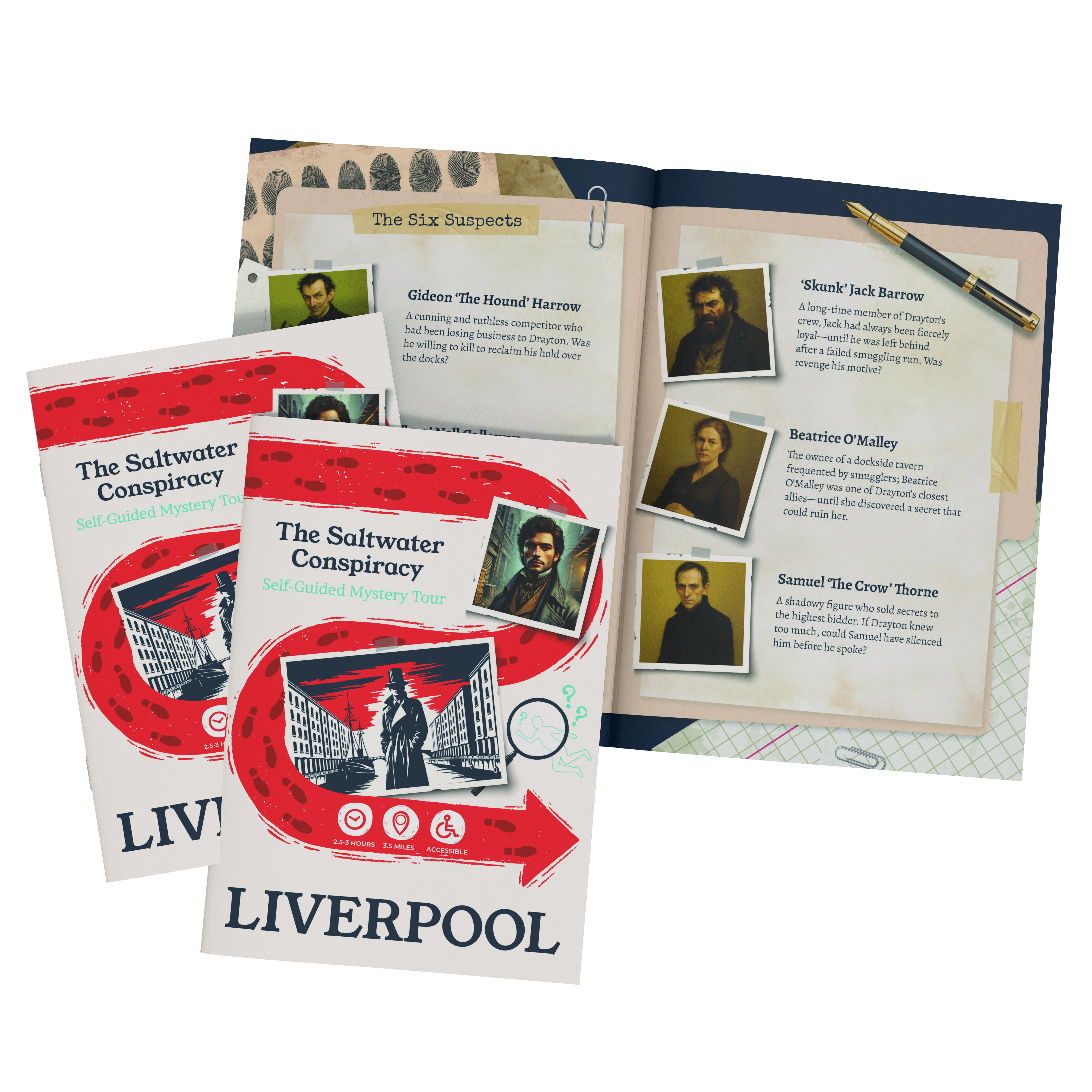Liverpool Self-Guided Murder Mystery Tour – The Saltwater Conspiracy