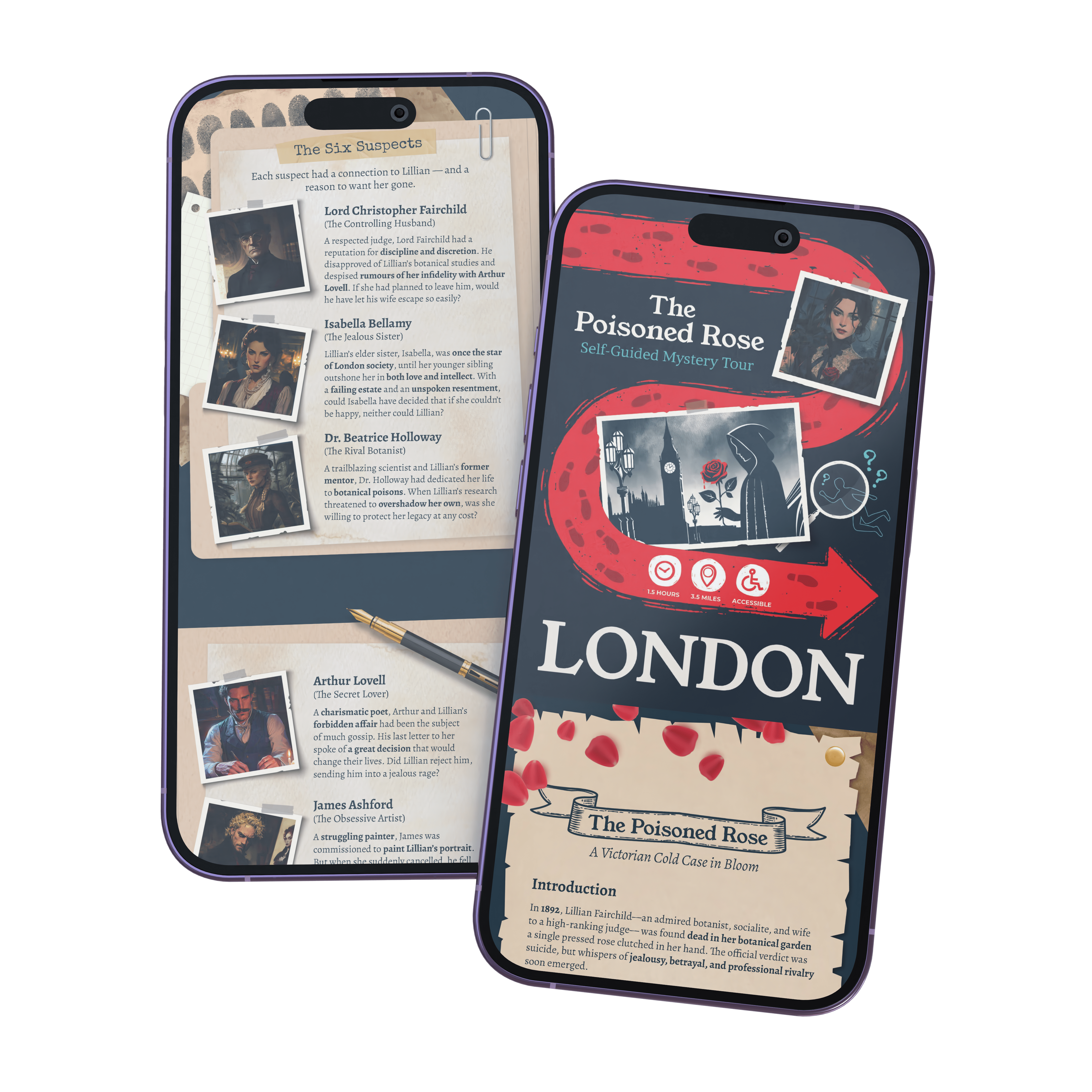 Outdoor Escape Room London - Self-Guided Murder Mystery Tour – The Poisoned Rose — image 7 — featured preview