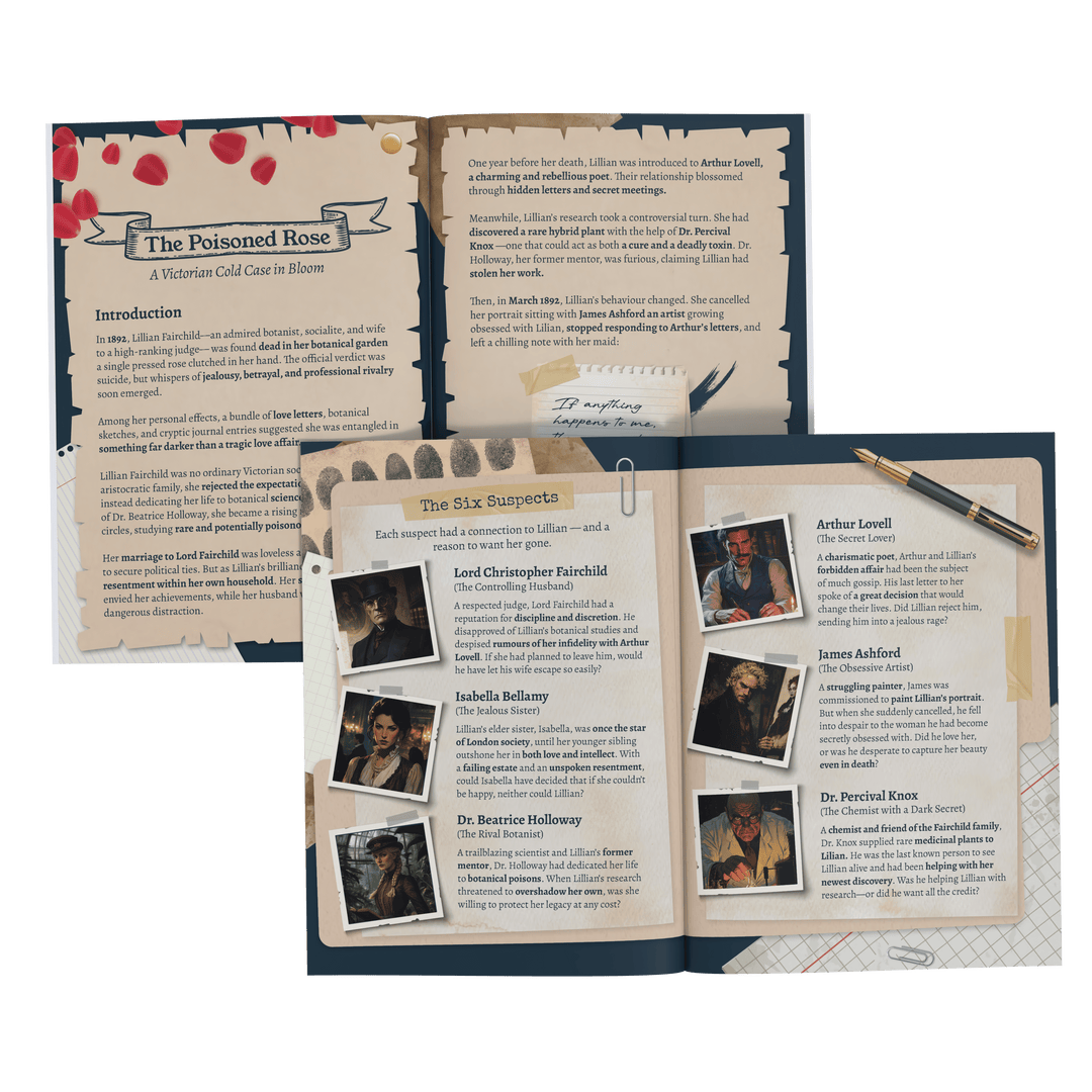 Outdoor Escape Room London - Self-Guided Murder Mystery Tour – The Poisoned Rose